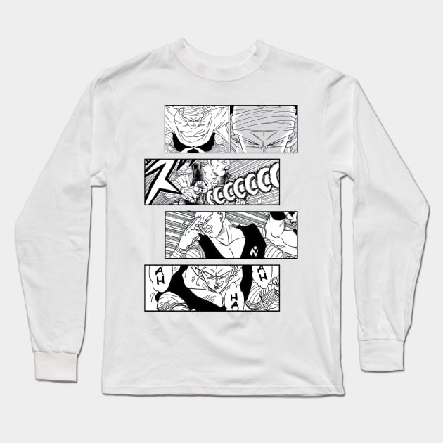 Piccolo Dragon Ball Doragon Boru Manga Panel Long Sleeve T-Shirt by AinisticGina